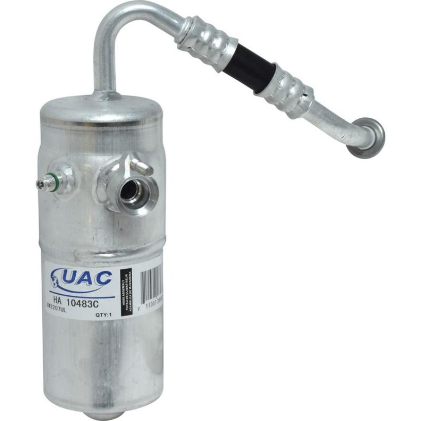 Universal Air Conditioning HA 10483C A/C Accumulator with Hose Assembly -- Accumulator with Hose Assembly