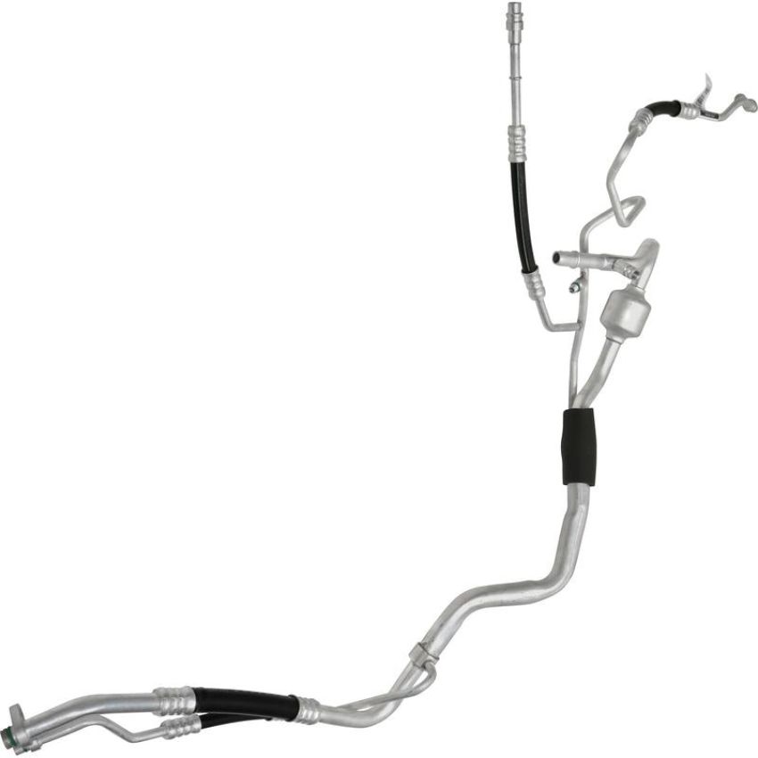 Universal Air Conditioning HA 114007C A/C Suction and Liquid Line Hose Assembly -- Suction and Liquid Line (IHX)