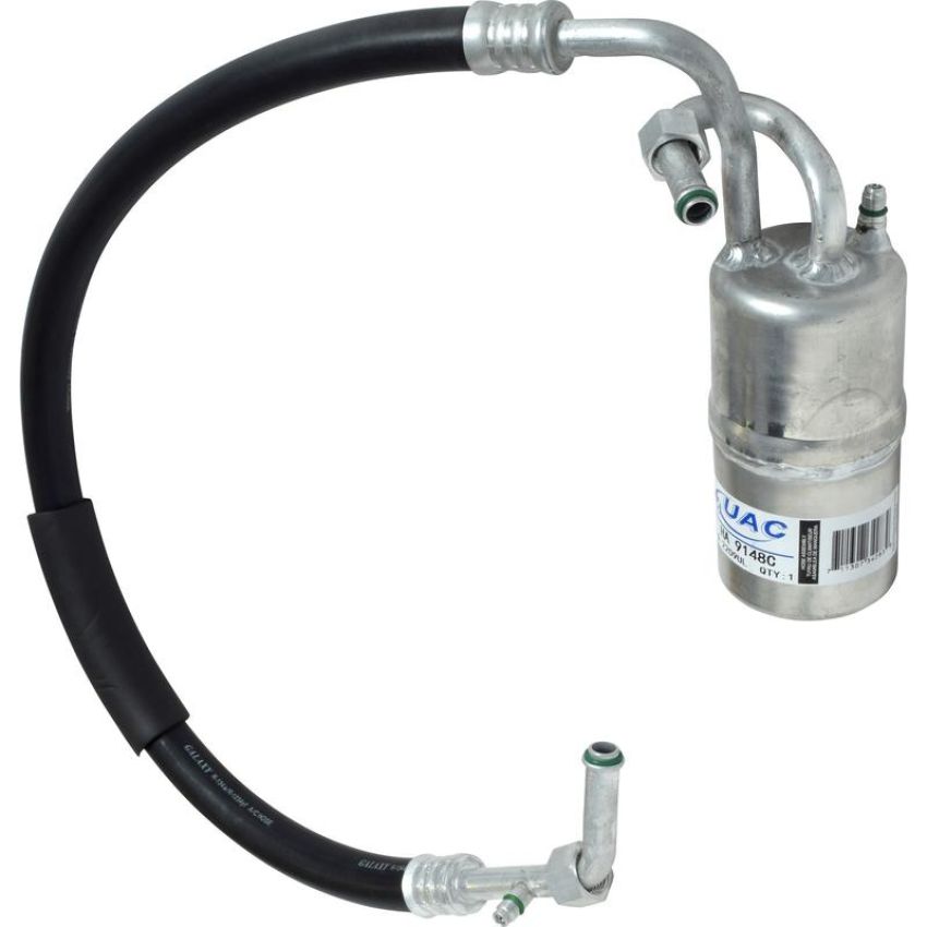 Universal Air Conditioning HA 9148C A/C Accumulator with Hose Assembly -- Accumulator with Hose Assembly