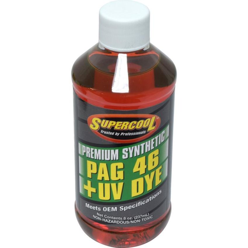 Universal Air Conditioning RO 0908B Refrigerant Oil -- PAG 46 (R-134a) Oil + UV Dye
