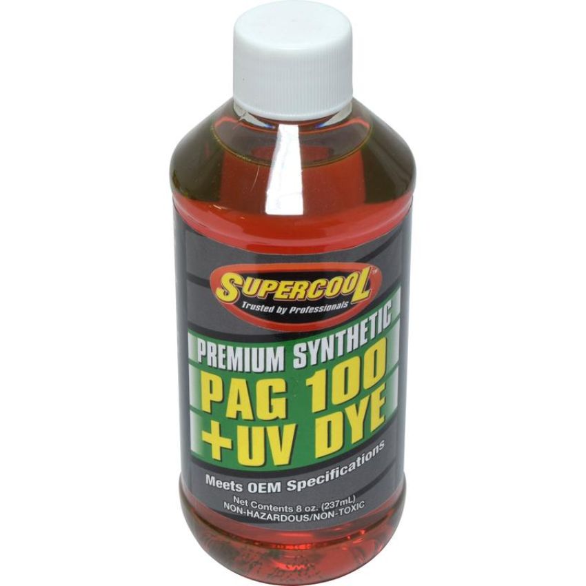 Universal Air Conditioning RO 0909B Refrigerant Oil -- PAG 100 (R-134a) Oil + UV Dye