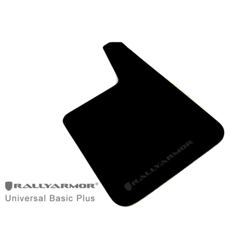 Rally Armor MF20-BAS-BLK Black Mud Flap/Black Logo