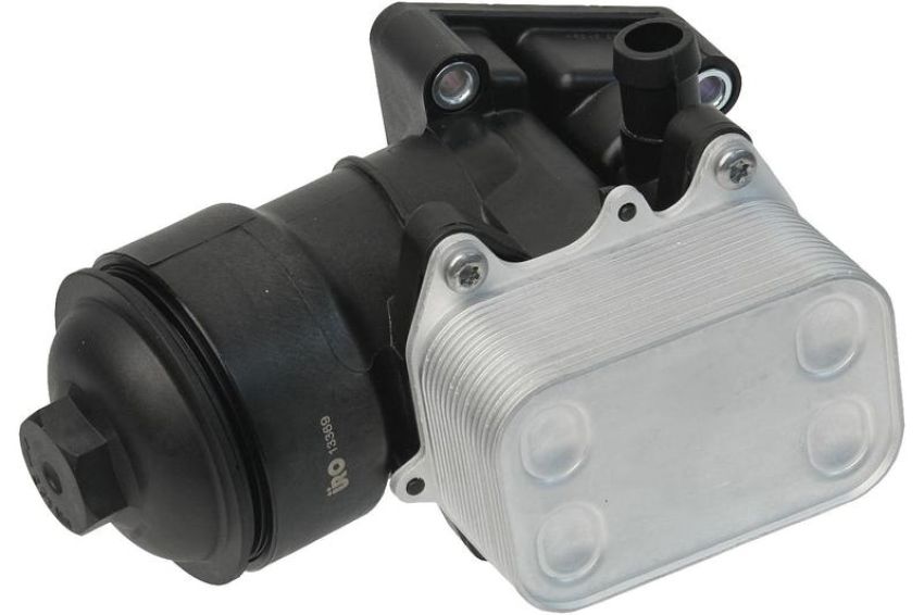 URO Parts 03L115389C Oil Filter Housing and Cooler Assembly