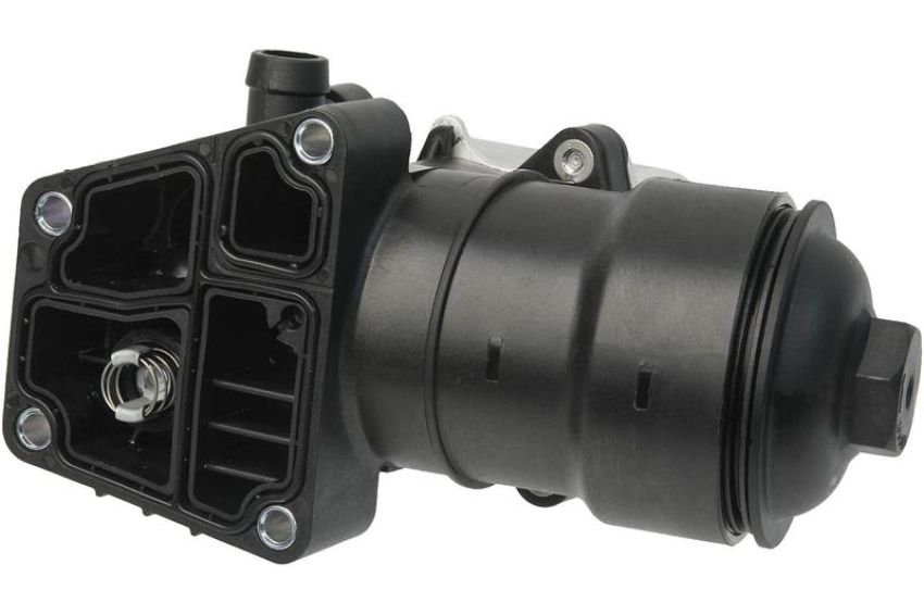URO Parts 03L115389C Oil Filter Housing and Cooler Assembly