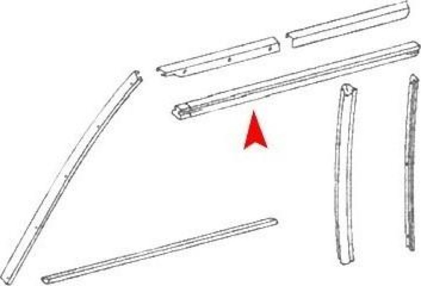 URO Parts 1077200978 Soft Top Seal