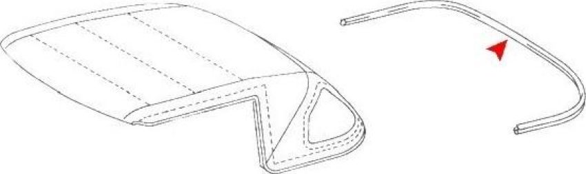 URO Parts 1077710098 Soft Top Seal