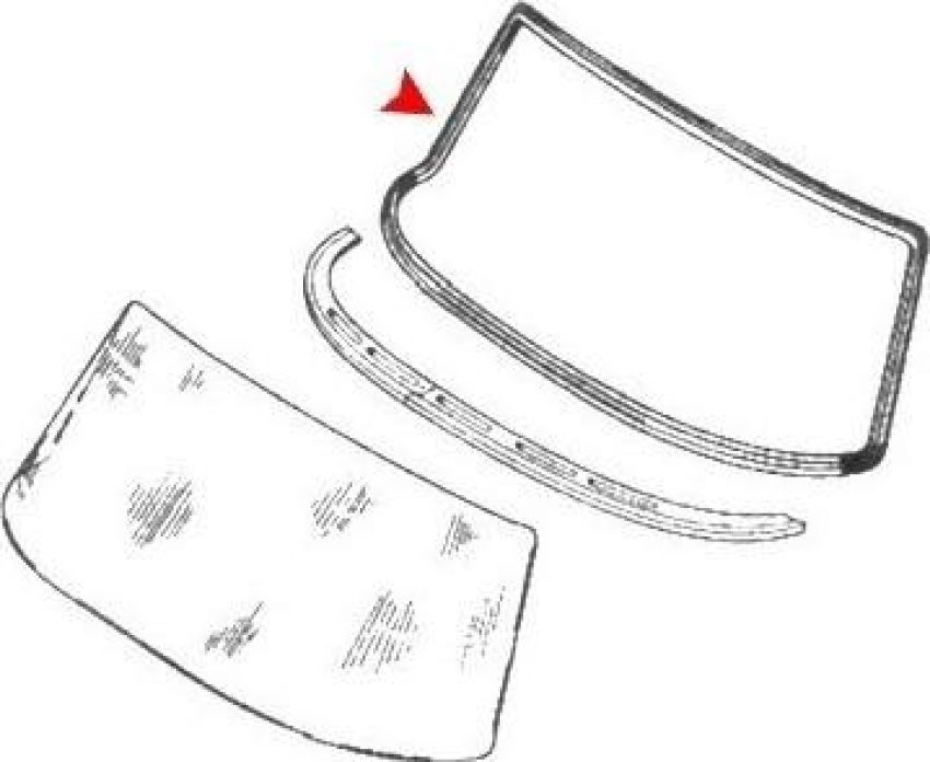 URO Parts 1086700239 Windshield Seal