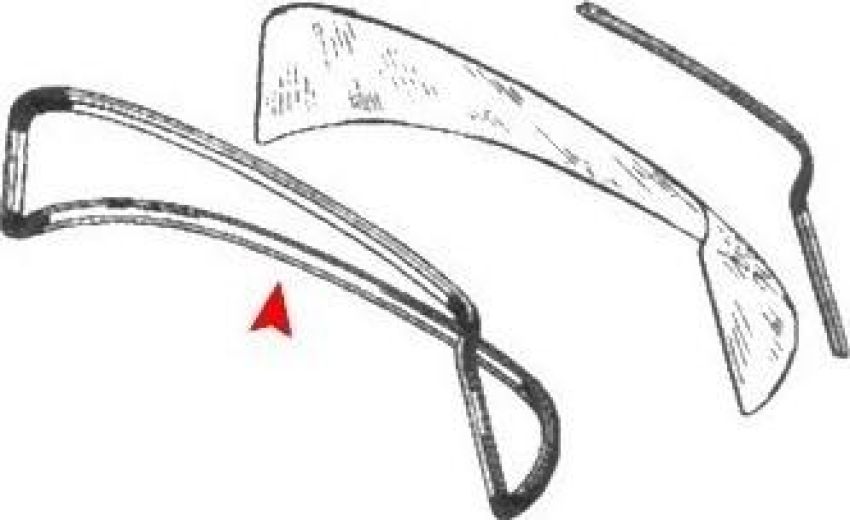 URO Parts 1086780040 Rear Window Seal