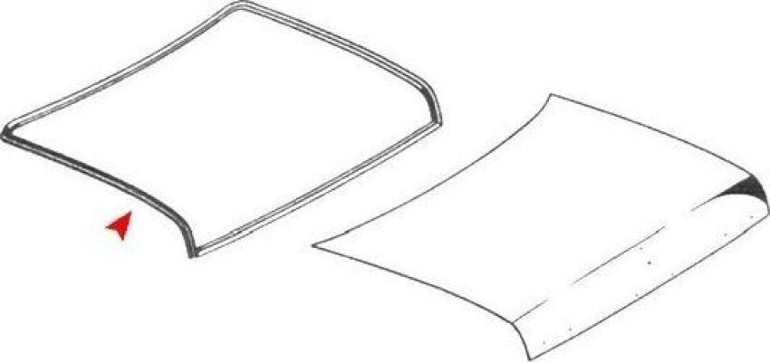 URO Parts 1087500077 Trunk Seal
