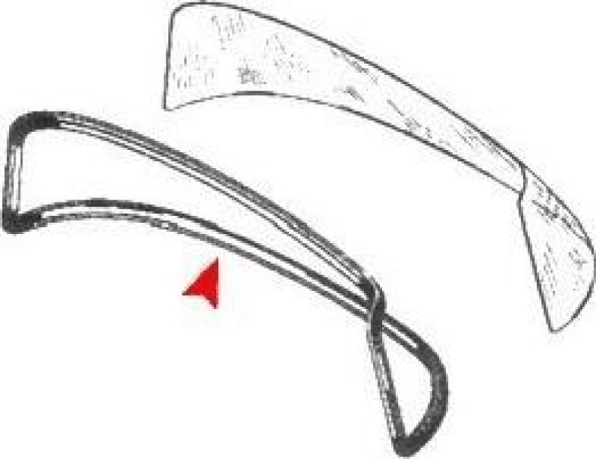 URO Parts 1106700139 Rear Window Seal