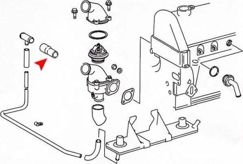 URO Parts 1118310094 Heater Hose