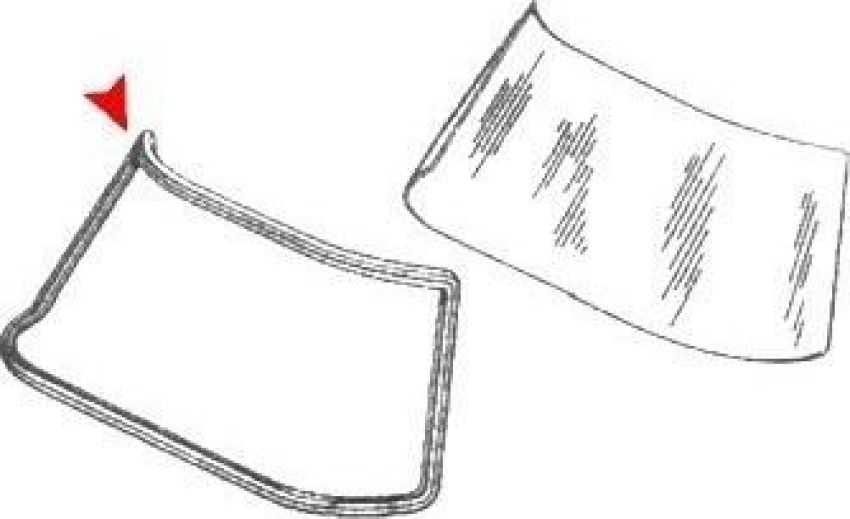 URO Parts 1136710220 Windshield Seal