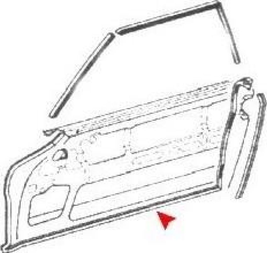 URO Parts 1137200778 Door Seal
