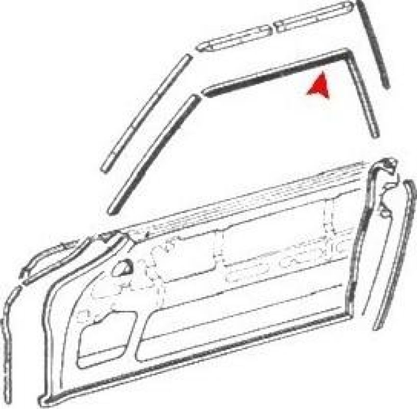 URO Parts 1137251966 Window Seal