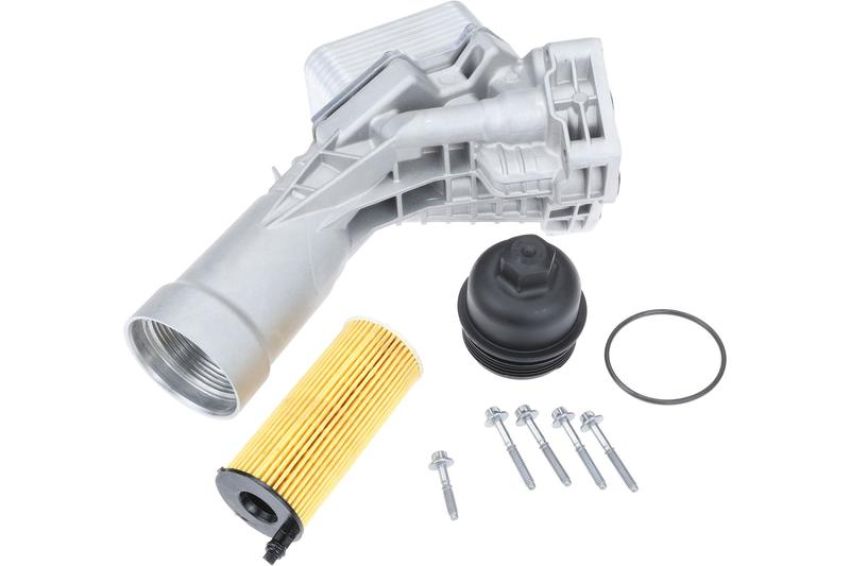 URO Parts 11428580414PRM Oil Filter Housing and Cooler Assembly