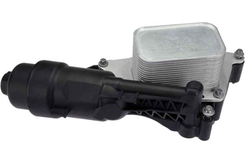 URO Parts 11428585235 Oil Filter Housing and Cooler Assembly