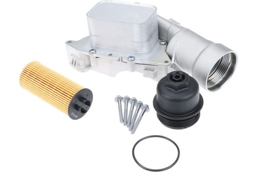 URO Parts 11428585235PRM Oil Filter Housing and Cooler Assembly