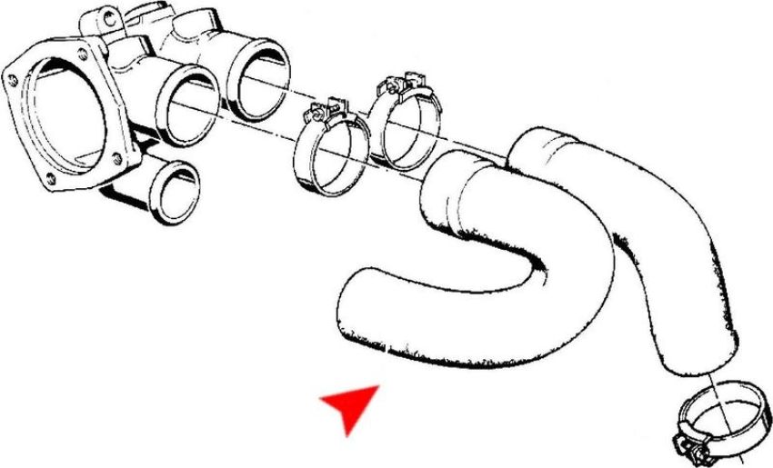 URO Parts 11531266459 Coolant Hose