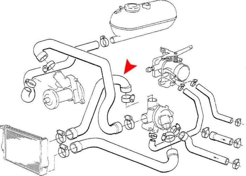 URO Parts 11531286914 Radiator Hose