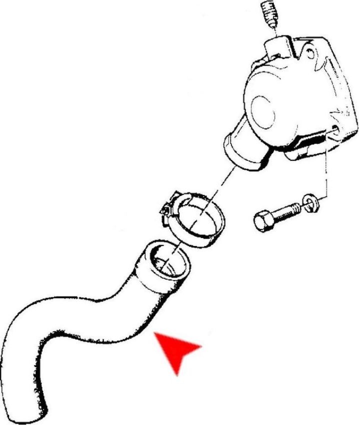 URO Parts 11531289859 Radiator Hose