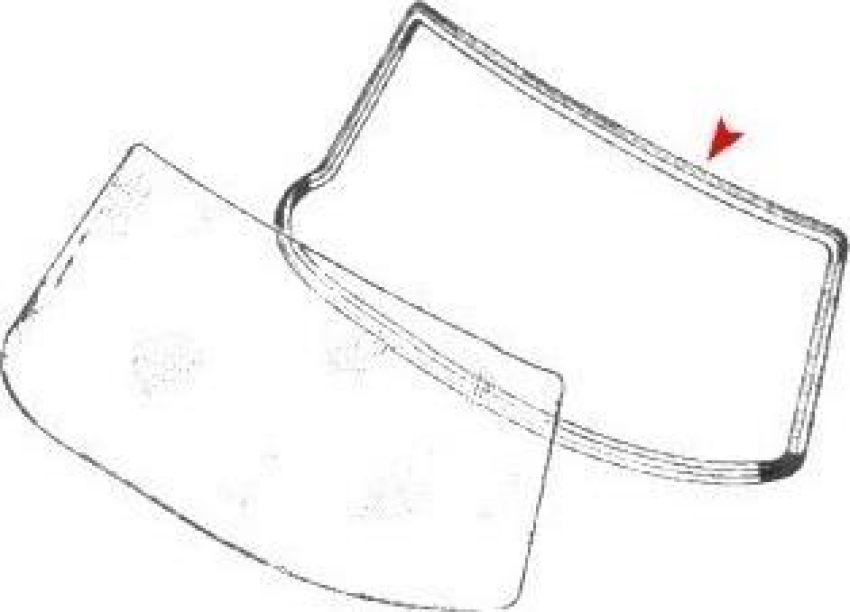 URO Parts 1156700939 Windshield Seal