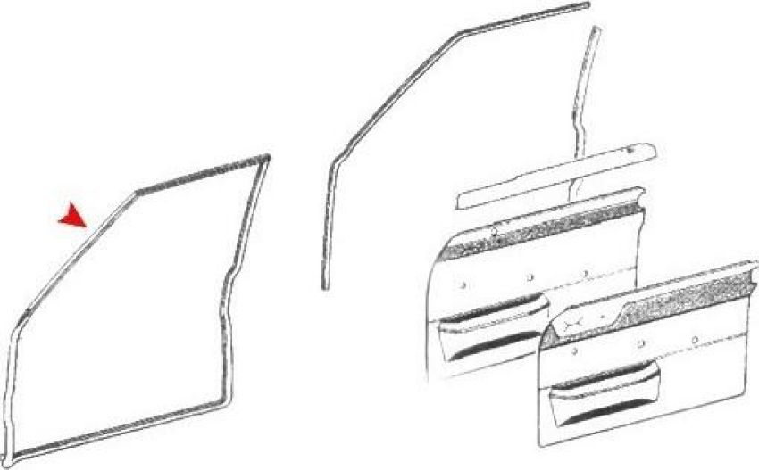 URO Parts 1157200778 Door Seal