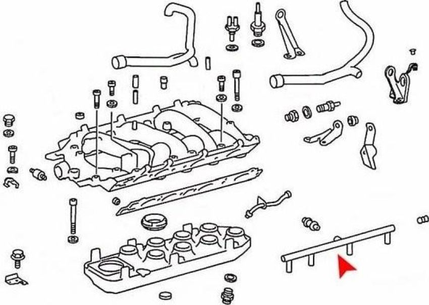 URO Parts 1160942582 Distributor Line
