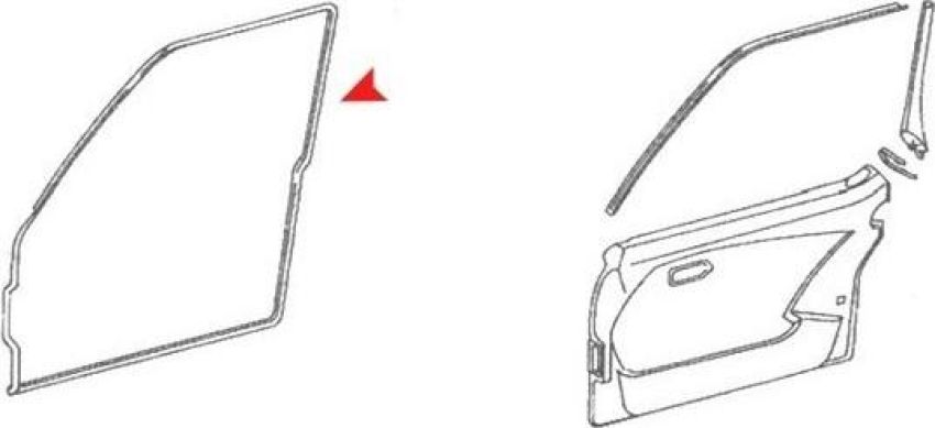 URO Parts 1167200378 Door Seal
