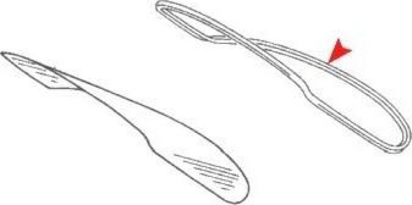 URO Parts 1236700239 Rear Window Seal