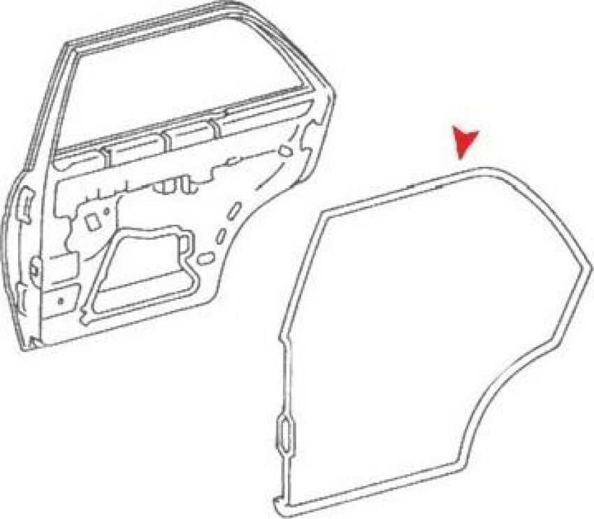 URO Parts 1237300278 Door Seal