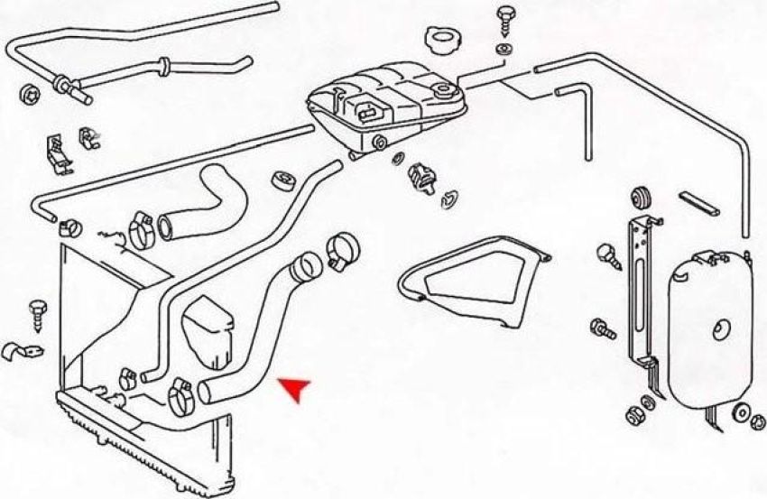 URO Parts 1265011482 Radiator Hose