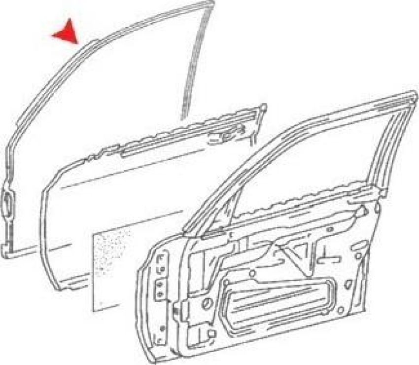 URO Parts 1267200278 Door Seal