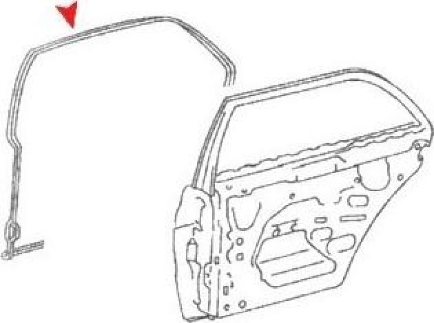 URO Parts 1267300178 Door Seal