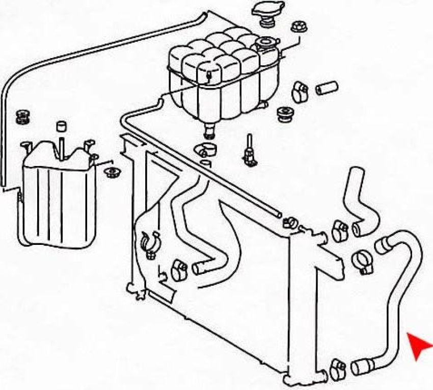 URO Parts 1295000375 Radiator Hose