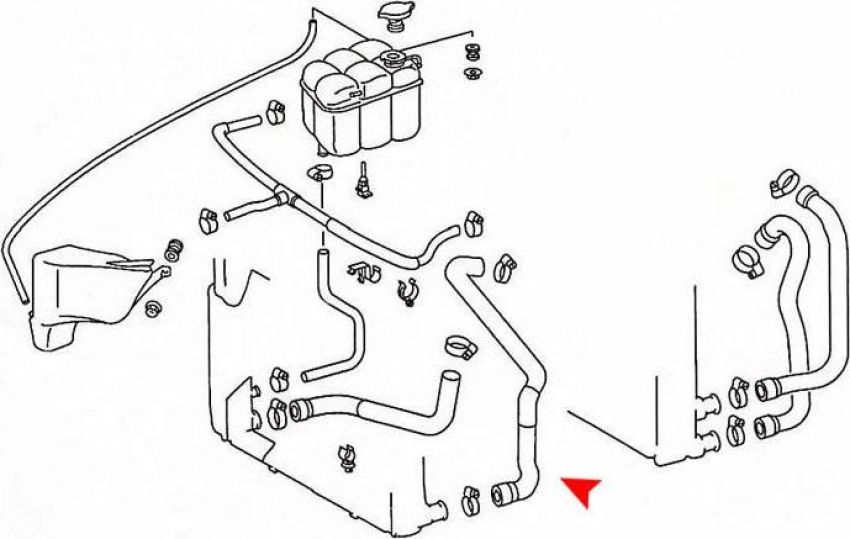 URO Parts 1405000875 Radiator Hose