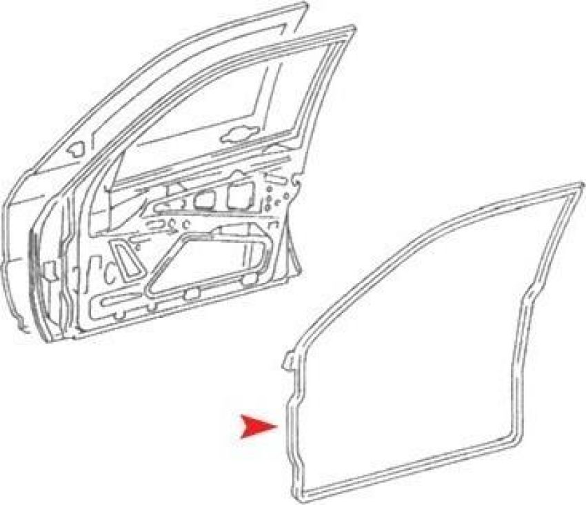 URO Parts 2017200678 Door Seal