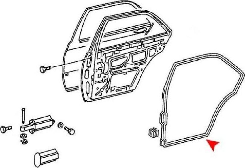 URO Parts 2017300778 Door Seal