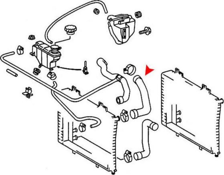 URO Parts 2025011282 Radiator Hose