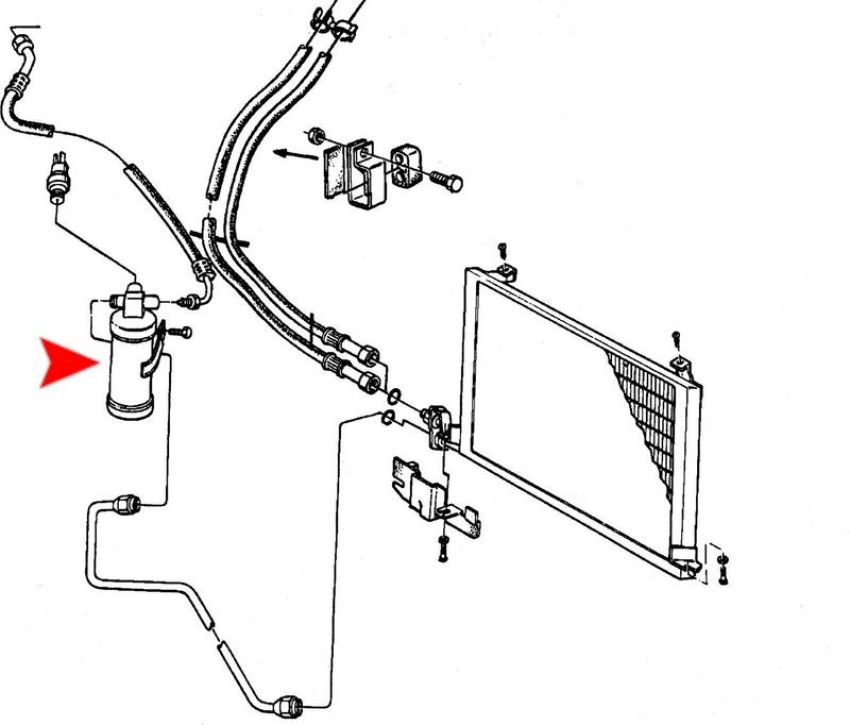 URO Parts 4383550 Receiver Drier