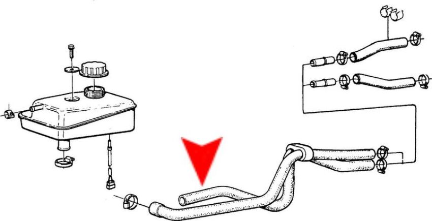 URO Parts 4876652 Heater Hose