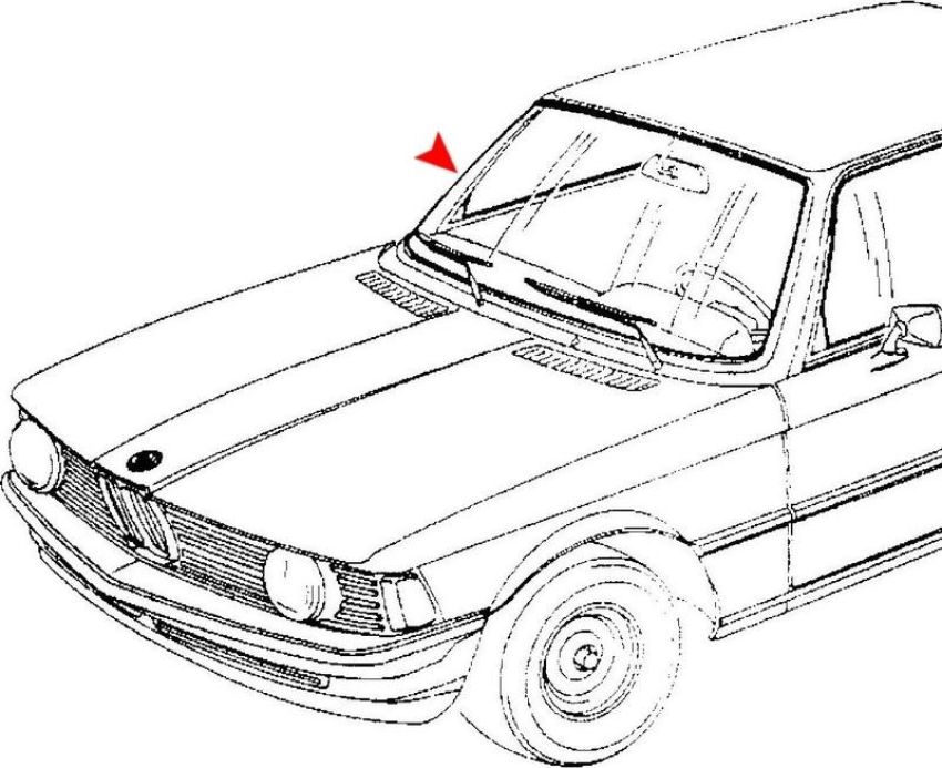 URO Parts 51311831958 Windshield Seal