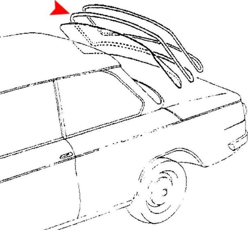URO Parts 51317440154 Rear Window Seal
