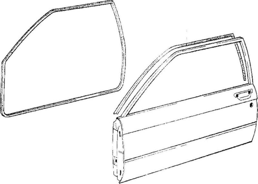 URO Parts 51711823859 Door Seal