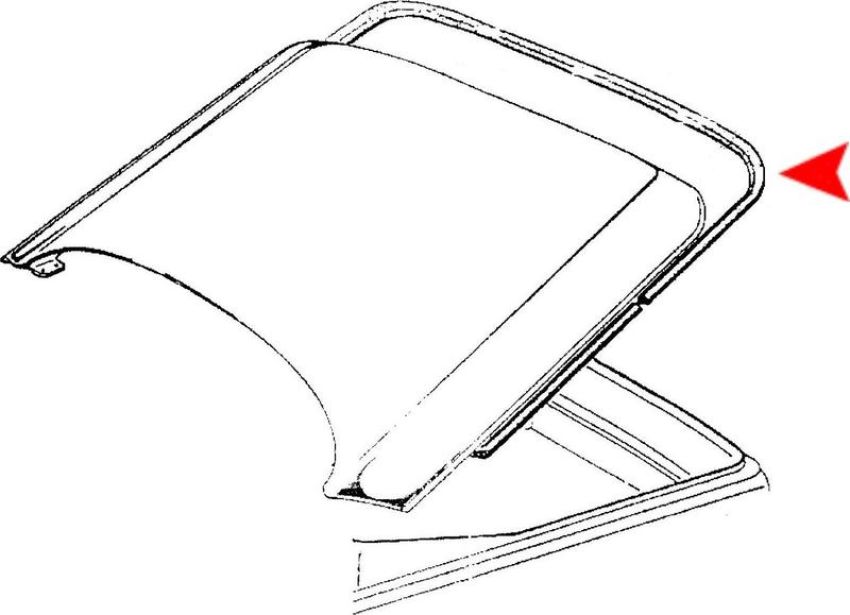 URO Parts 51715476161 Trunk Seal