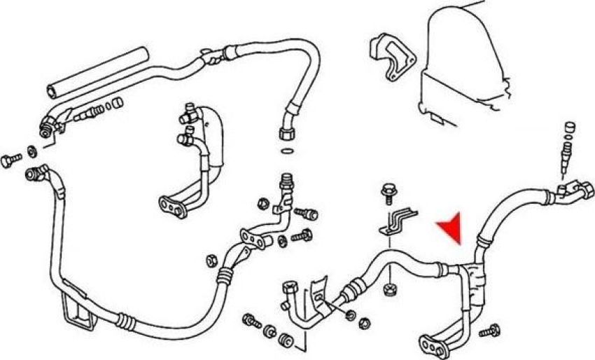 URO Parts 6171301557 AC Hose