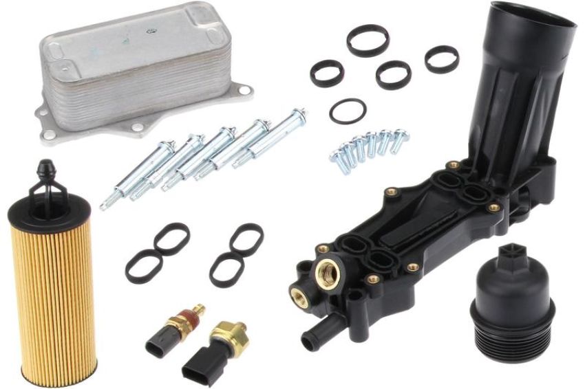URO Parts CY1417534 Oil Filter Housing and Cooler Assembly