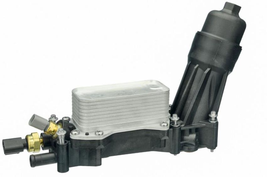URO Parts CY1419389 Oil Filter Housing and Cooler Assembly
