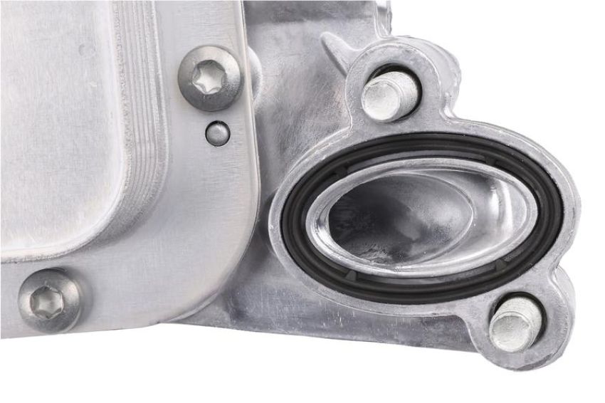 URO Parts GM1416056 Oil Filter Housing and Cooler Assembly