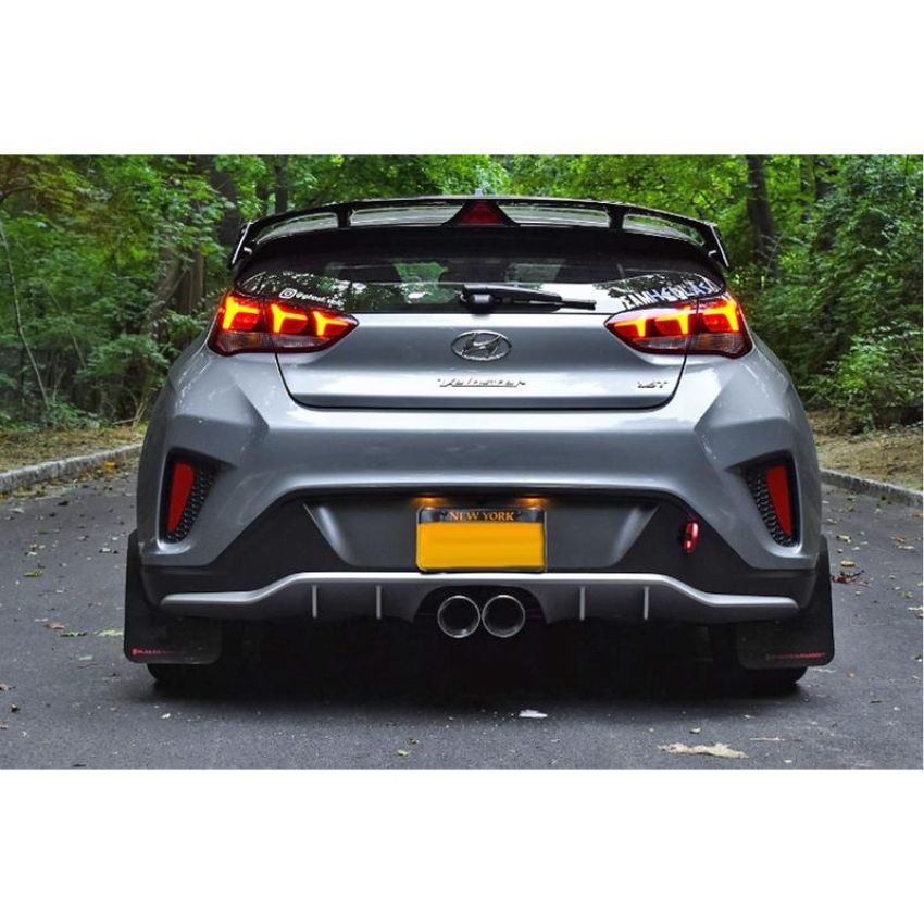 Rally Armor MF58-UR-RD/WH Red Mud Flap/White Logo