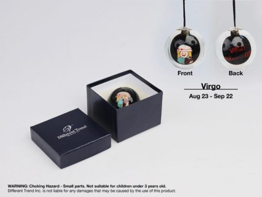 Different Trend Starlight Edition 40mm Virgo Crystal Mirror Hanger DT-4079